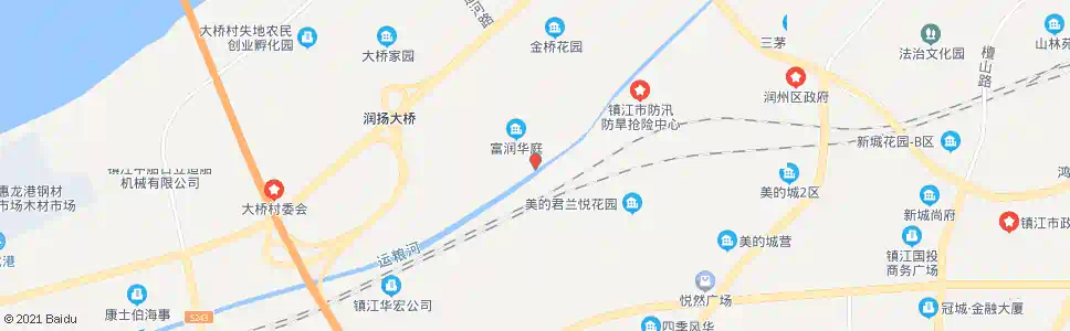 镇江富润路_公交站地图_镇江公交_妙搜公交查询2025