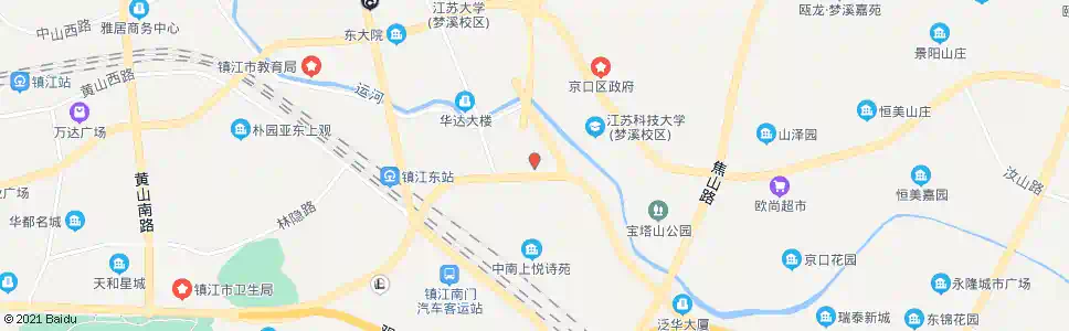 镇江月星家居站_公交站地图_镇江公交_妙搜公交查询2025
