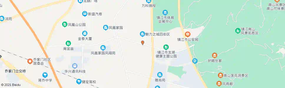 镇江万科魅力之城南站_公交站地图_镇江公交_妙搜公交查询2025