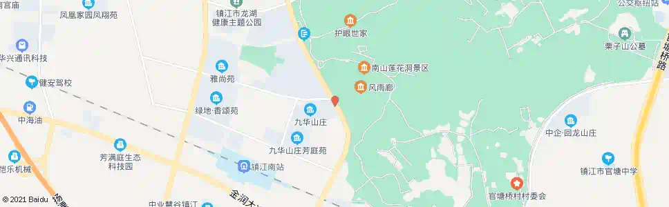 镇江龙山路九华山路路口_公交站地图_镇江公交_妙搜公交查询2025