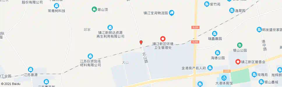 镇江北山路北站_公交站地图_镇江公交_妙搜公交查询2025