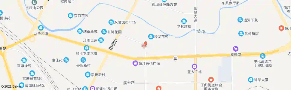 镇江纬五路_公交站地图_镇江公交_妙搜公交查询2025