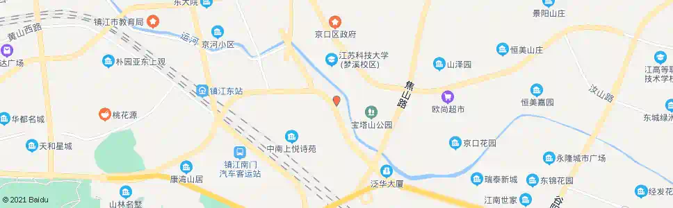镇江中梅墓_公交站地图_镇江公交_妙搜公交查询2025
