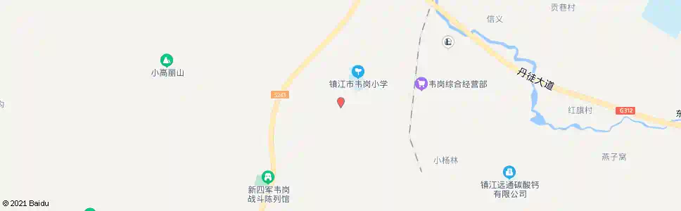 镇江韦岗温泉_公交站地图_镇江公交_妙搜公交查询2025