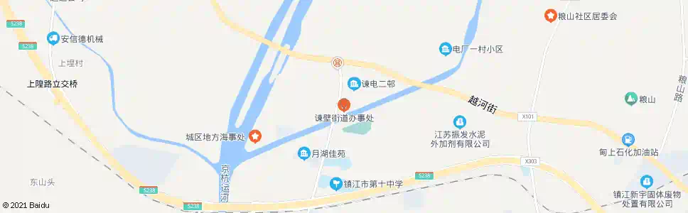 镇江谏壁_公交站地图_镇江公交_妙搜公交查询2025