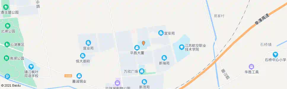 镇江平昌小学_公交站地图_镇江公交_妙搜公交查询2025