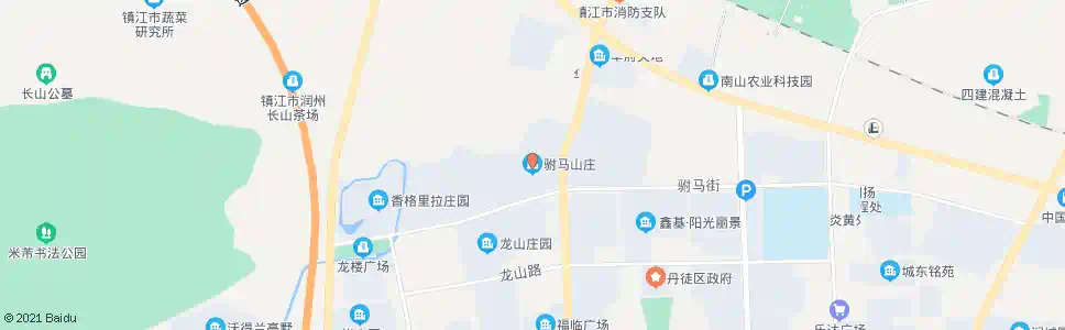镇江驸马山庄_公交站地图_镇江公交_妙搜公交查询2025