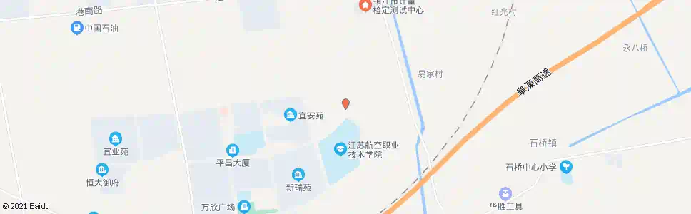 镇江江苏航院_公交站地图_镇江公交_妙搜公交查询2025