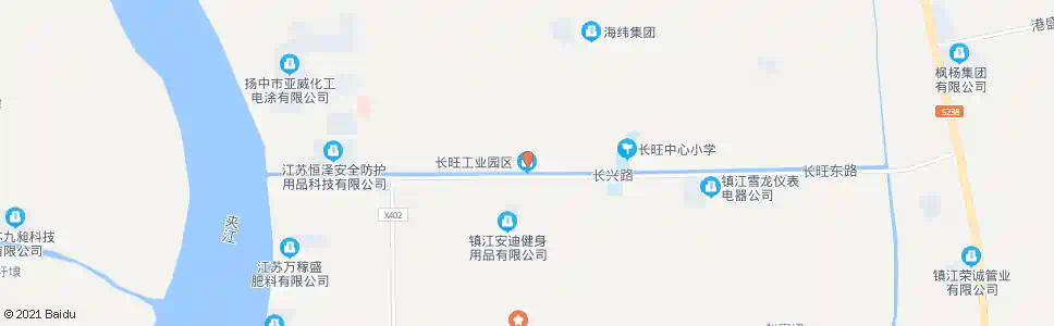 镇江长旺工业园区站_公交站地图_镇江公交_妙搜公交查询2025