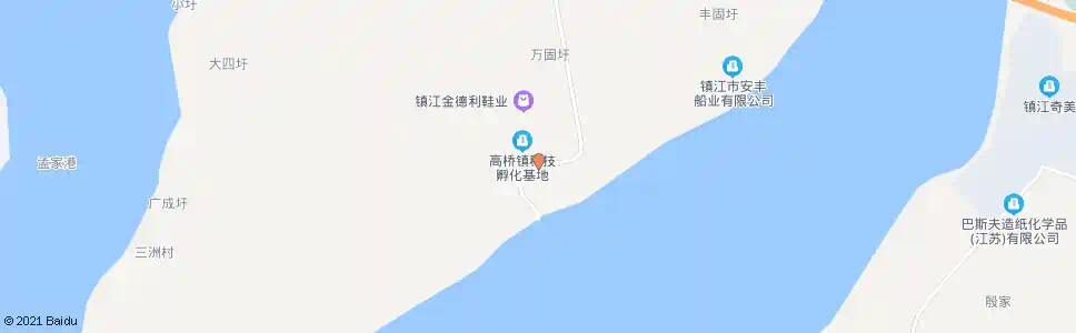 镇江安丰村(渡口)_公交站地图_镇江公交_妙搜公交查询2025