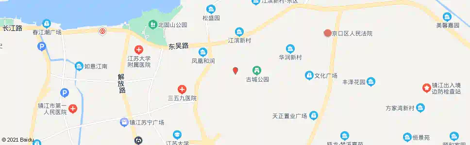 镇江干休所_公交站地图_镇江公交_妙搜公交查询2025