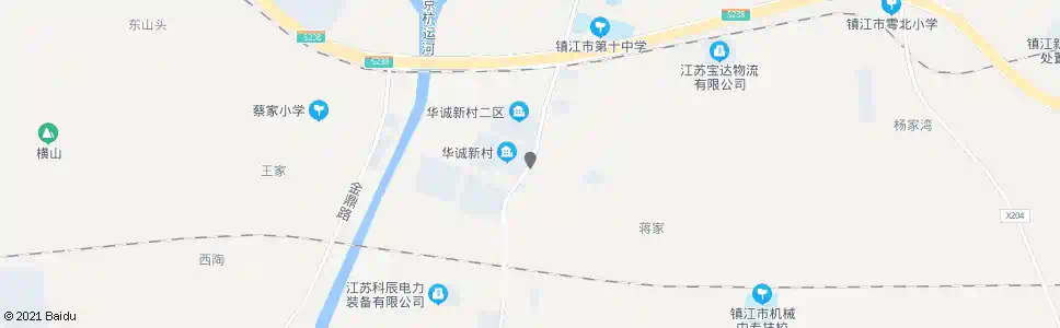 镇江华诚新村_公交站地图_镇江公交_妙搜公交查询2025