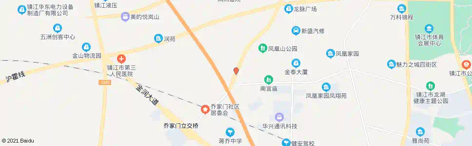 镇江蒋乔工业园区_公交站地图_镇江公交_妙搜公交查询2025