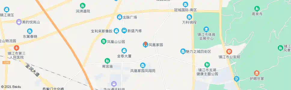 镇江凤凰家园公交站_公交站地图_镇江公交_妙搜公交查询2025