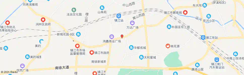 镇江百盛家园_公交站地图_镇江公交_妙搜公交查询2025
