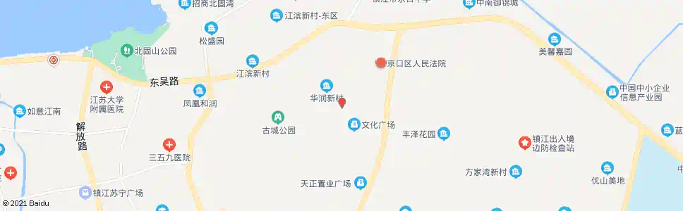 镇江花山东路_公交站地图_镇江公交_妙搜公交查询2025