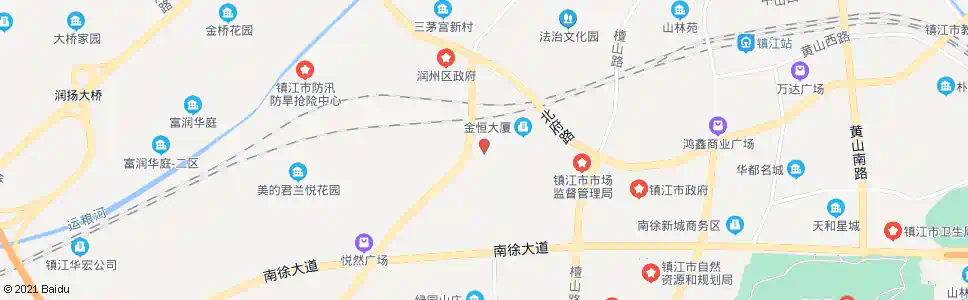 镇江高级中学_公交站地图_镇江公交_妙搜公交查询2025