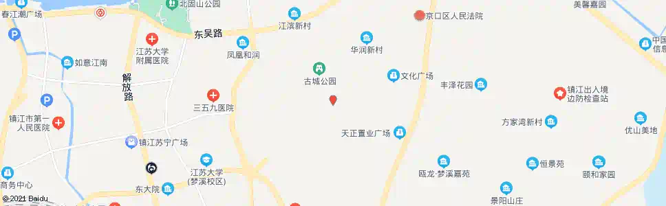 镇江中医院东站_公交站地图_镇江公交_妙搜公交查询2025