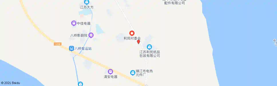 镇江利民村站_公交站地图_镇江公交_妙搜公交查询2025