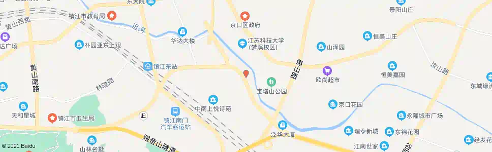 镇江汽训大队_公交站地图_镇江公交_妙搜公交查询2025