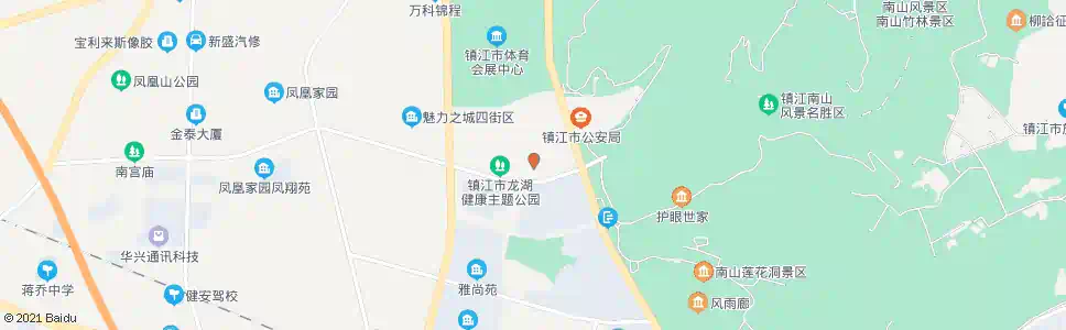 镇江枣林路凤凰山路路口北站_公交站地图_镇江公交_妙搜公交查询2025