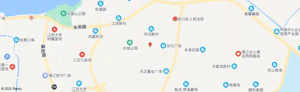 镇江九中公交站_公交站地图_镇江公交_妙搜公交查询2025