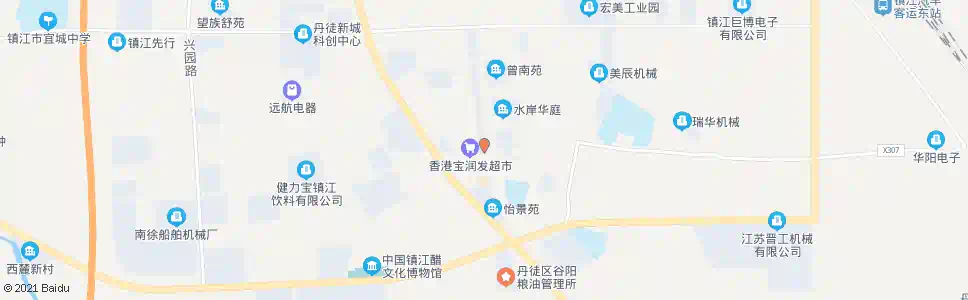 镇江城南人家_公交站地图_镇江公交_妙搜公交查询2025