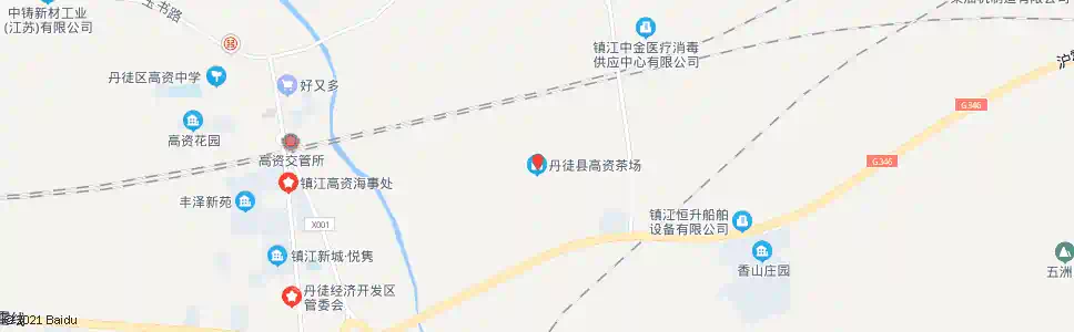 镇江高资茶场_公交站地图_镇江公交_妙搜公交查询2025
