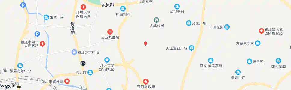 镇江桃花坞路_公交站地图_镇江公交_妙搜公交查询2025