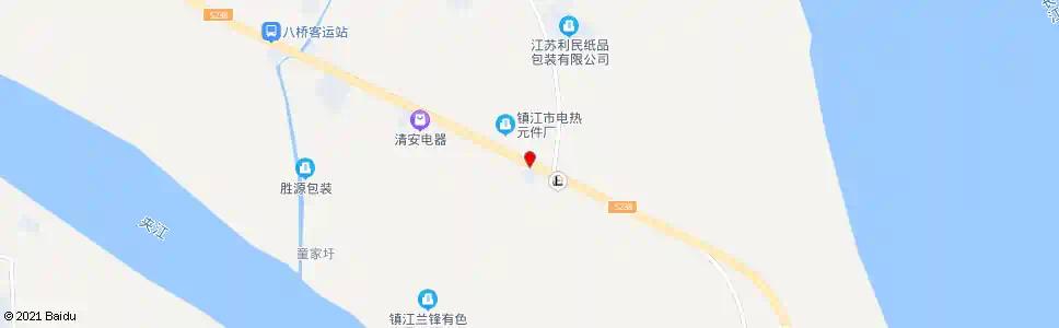 镇江八桥加油站_公交站地图_镇江公交_妙搜公交查询2025