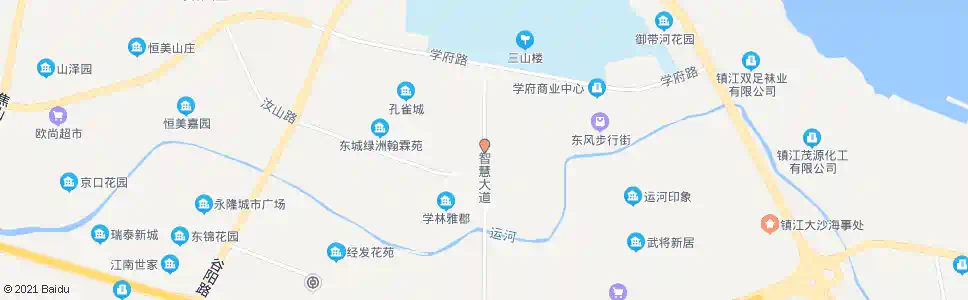 镇江东城绿洲_公交站地图_镇江公交_妙搜公交查询2025