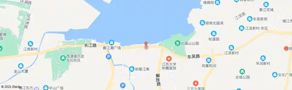 镇江江滨公园_公交站地图_镇江公交_妙搜公交查询2025