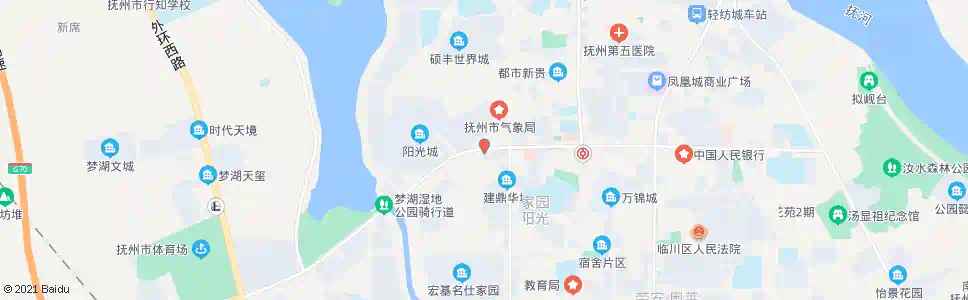 抚州区检察院_公交站地图_抚州公交_妙搜公交查询2025