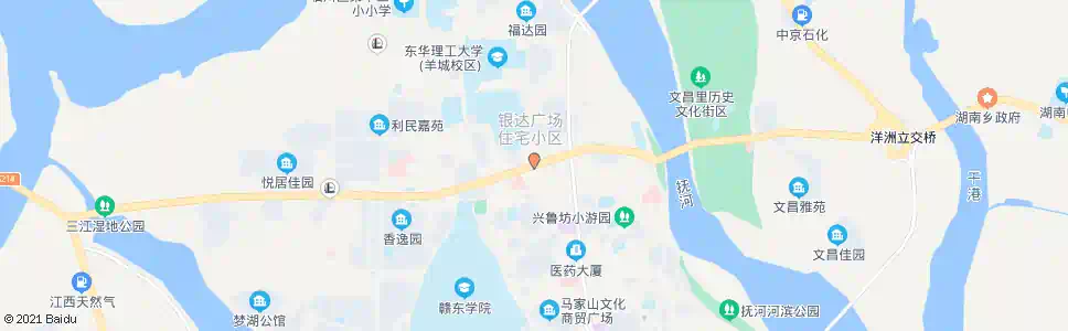 抚州抚州一中_公交站地图_抚州公交_妙搜公交查询2025