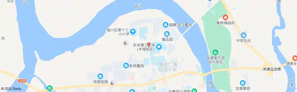 抚州华东理工驾校_公交站地图_抚州公交_妙搜公交查询2025