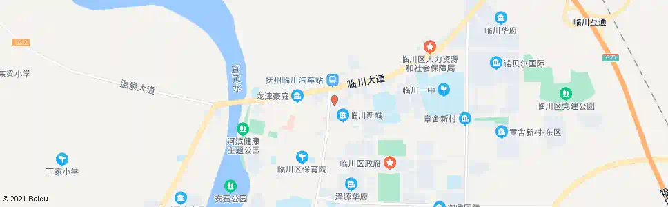 抚州临川新城_公交站地图_抚州公交_妙搜公交查询2025