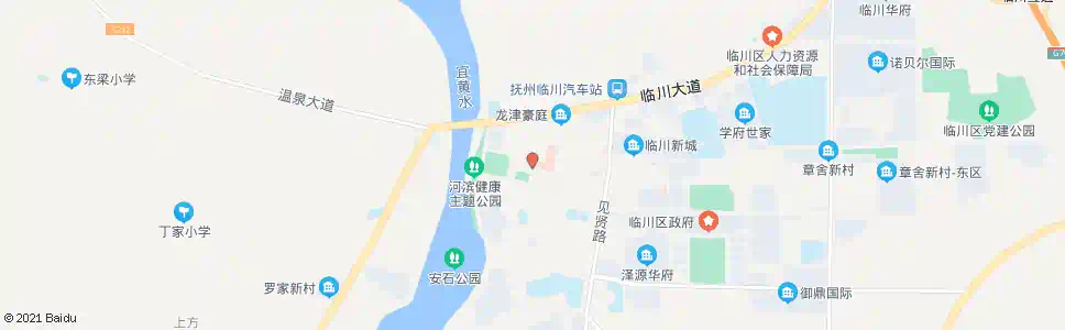 抚州临川第一人民医院_公交站地图_抚州公交_妙搜公交查询2025