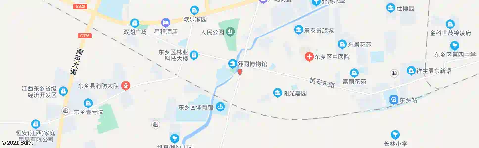 抚州体育场_公交站地图_抚州公交_妙搜公交查询2025