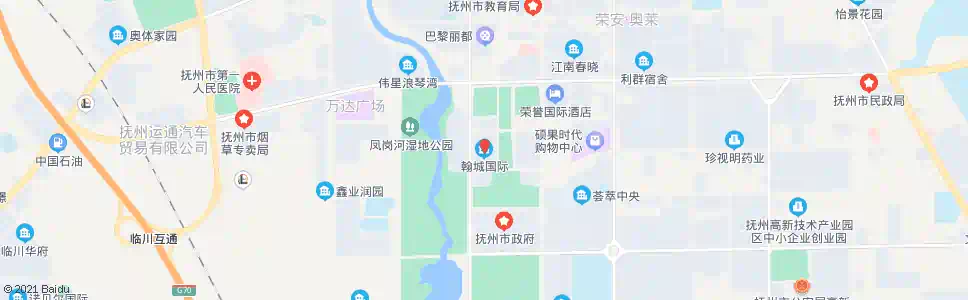 抚州翰城国际_公交站地图_抚州公交_妙搜公交查询2025