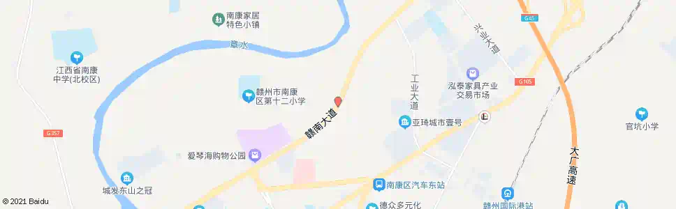 赣州朱边村_公交站地图_赣州公交_妙搜公交查询2025