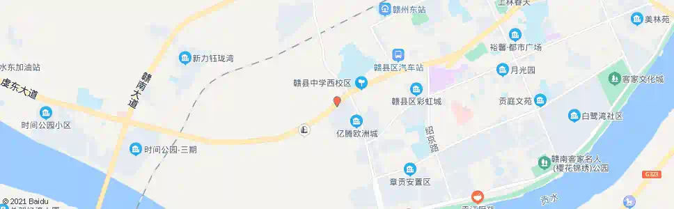 赣州亿腾欧洲城_公交站地图_赣州公交_妙搜公交查询2025