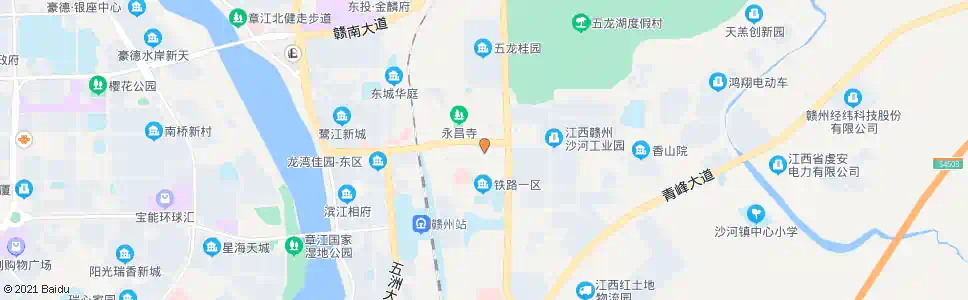 赣州沙河农贸市场_公交站地图_赣州公交_妙搜公交查询2025