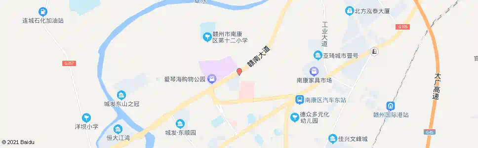 赣州南康区人民医院_公交站地图_赣州公交_妙搜公交查询2025