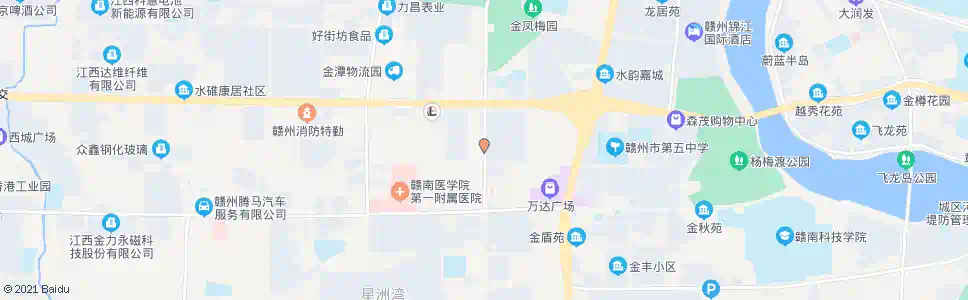 赣州华坚路商业街_公交站地图_赣州公交_妙搜公交查询2025