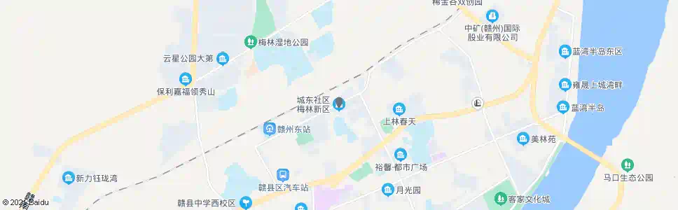 赣州赣县梅林新区_公交站地图_赣州公交_妙搜公交查询2025
