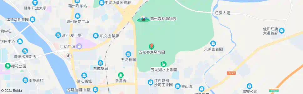 赣州客家风情园_公交站地图_赣州公交_妙搜公交查询2025