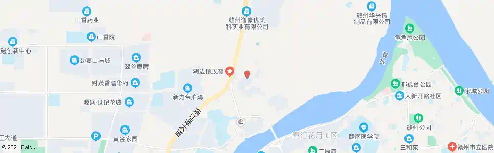 赣州湖边农贸市场_公交站地图_赣州公交_妙搜公交查询2025