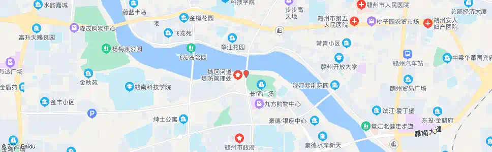 赣州南河大桥_公交站地图_赣州公交_妙搜公交查询2025