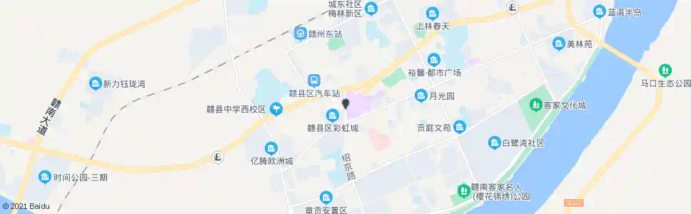 赣州赣县第二人民医院_公交站地图_赣州公交_妙搜公交查询2025