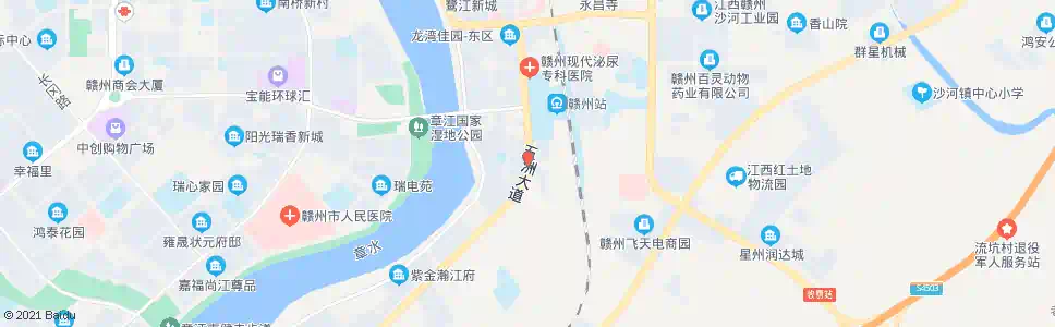 赣州站前大道南_公交站地图_赣州公交_妙搜公交查询2025